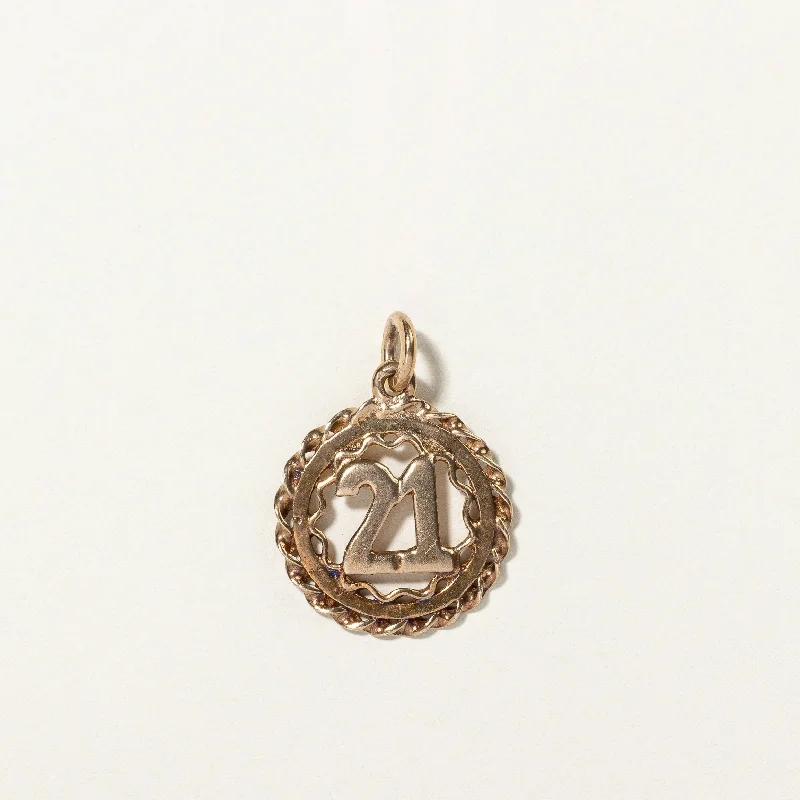 gold-plated snake chain bracelet 10k Yellow Gold 21 Pendant
