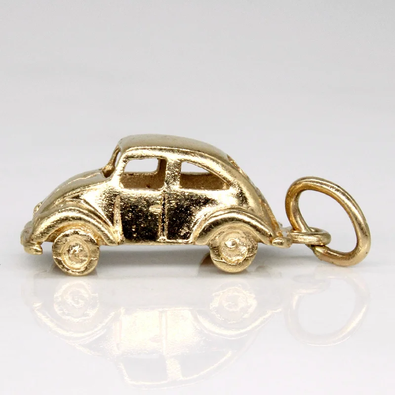 large vintage statement necklace 10k Yellow Gold Car Charm