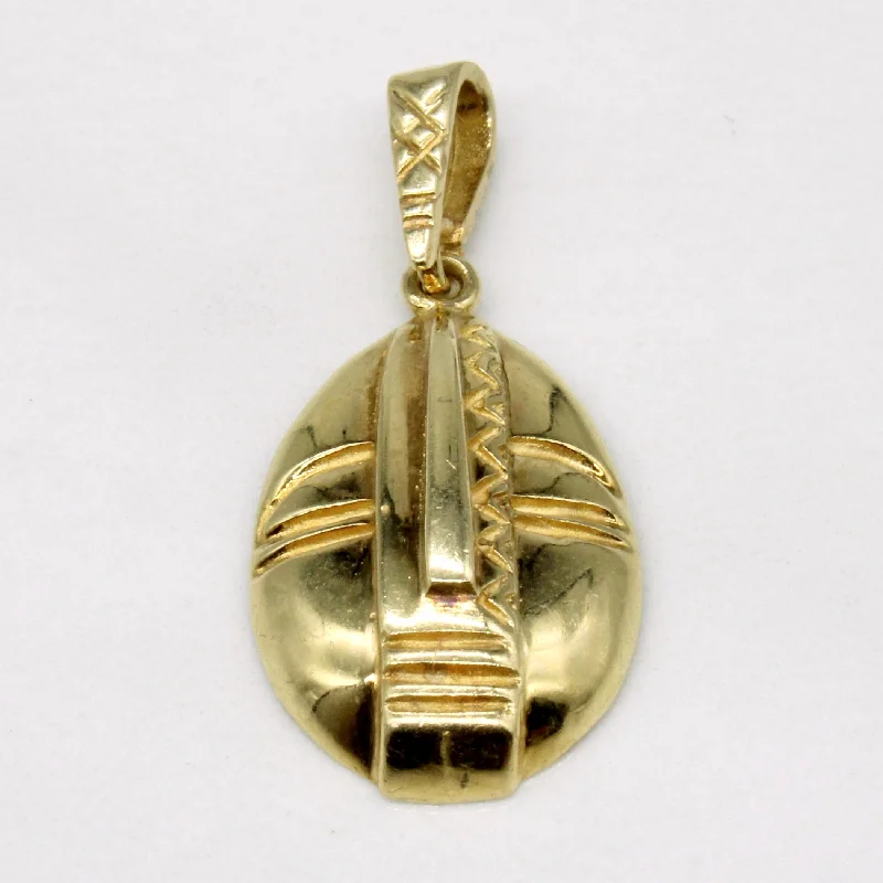 men’s black onyx bracelet 10k Yellow Gold Pendant
