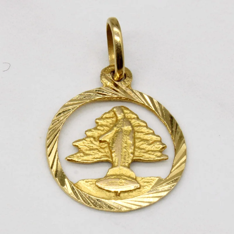 personalized couples ring engraved 18k Yellow Gold Charm