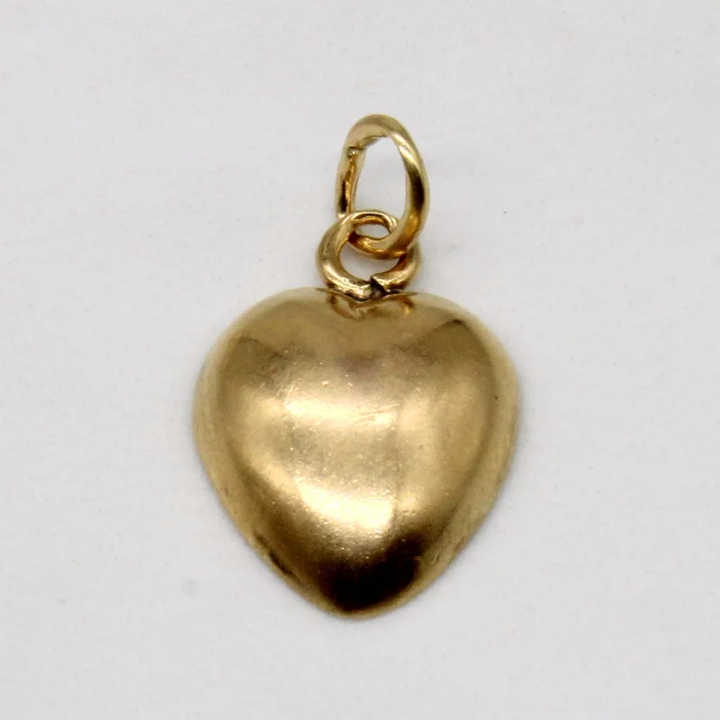 natural garnet gemstone ring 18k Yellow Gold Heart Charm