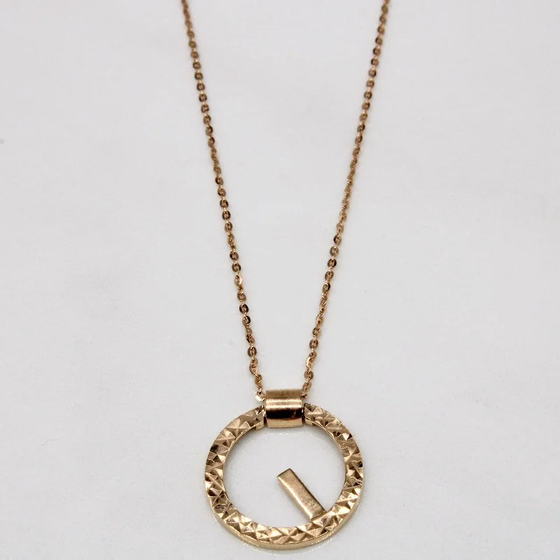 boho pearl charm bracelet 18k Yellow Gold Pendant & Necklace | 16" |