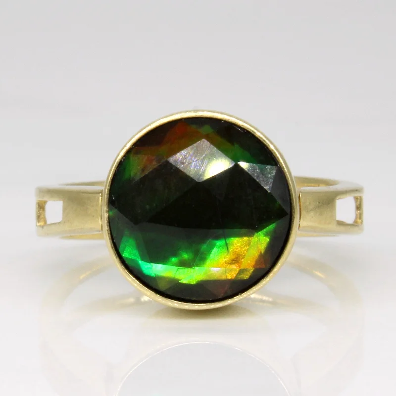 Ammolite Ring/Pendant | 2.70ct | SZ 6.5 |