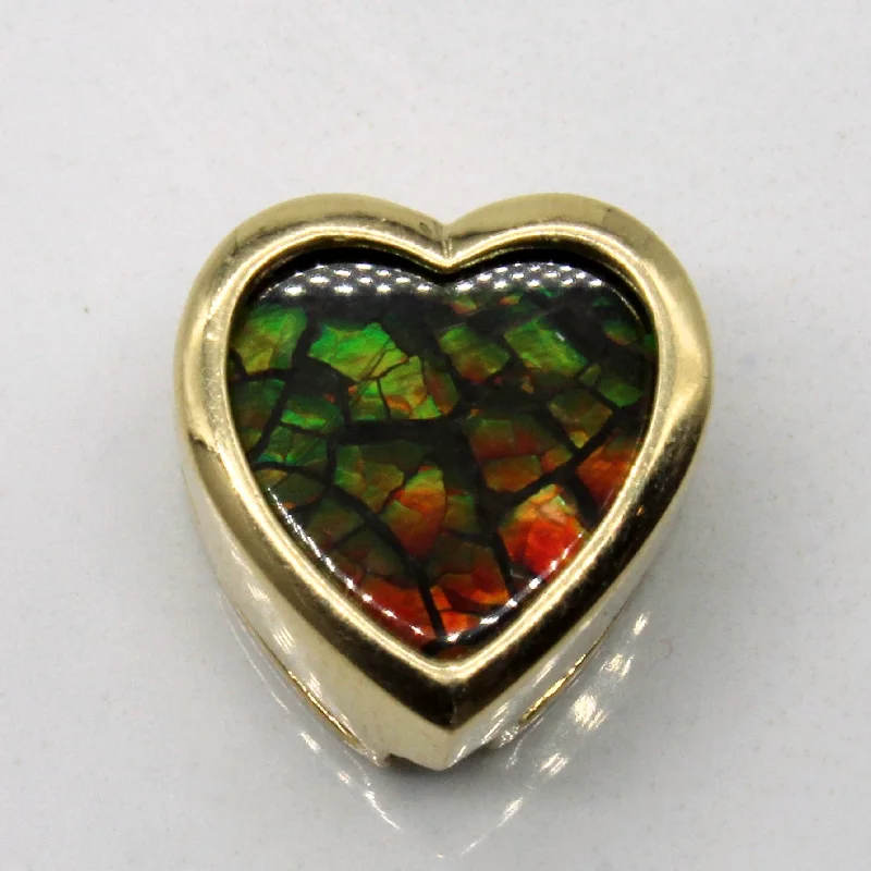 Ammolite Heart Pendant | 1.51ct |