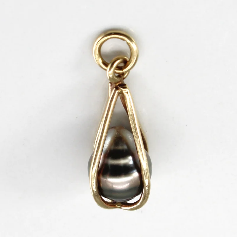 gold and turquoise statement ring Baroque Pearl Drop Pendant