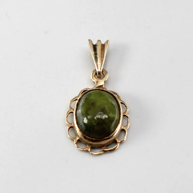 minimalist sapphire drop necklace Bezel Set Jadeite Pendant | 1.90ct |