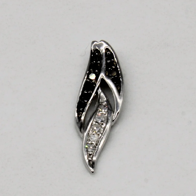 Black & Natural Diamond Pendant | 0.06ctw, 0.04ctw |