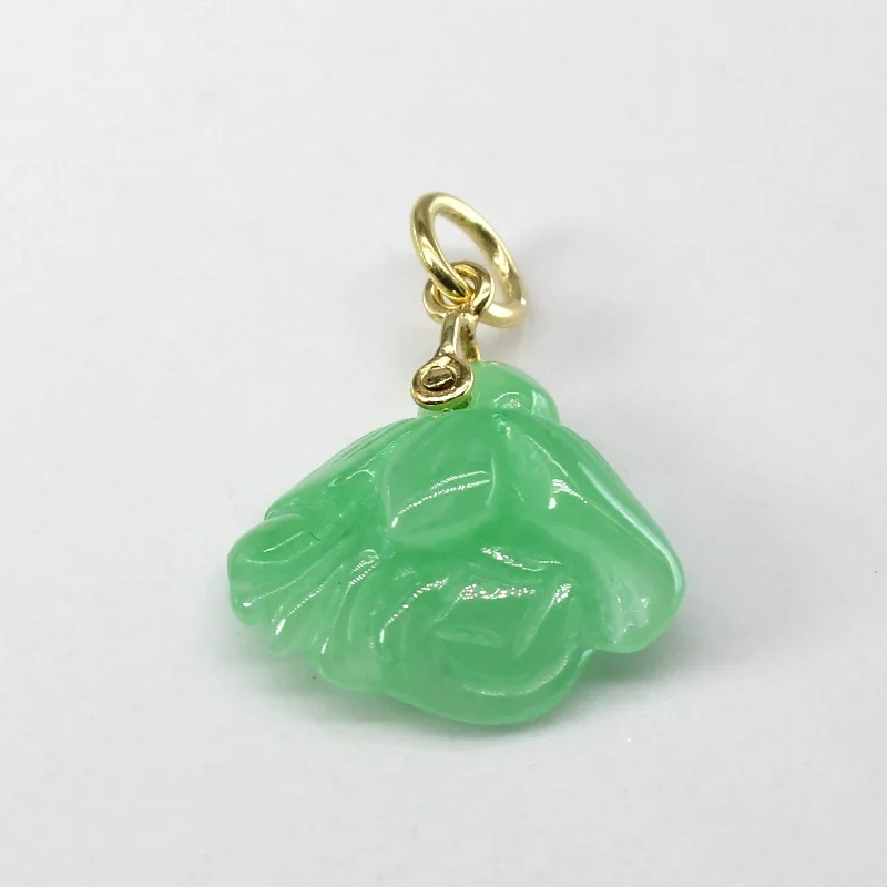 adjustable rope bracelet handmade Carved Jadeite Pendant | 3.00ct |
