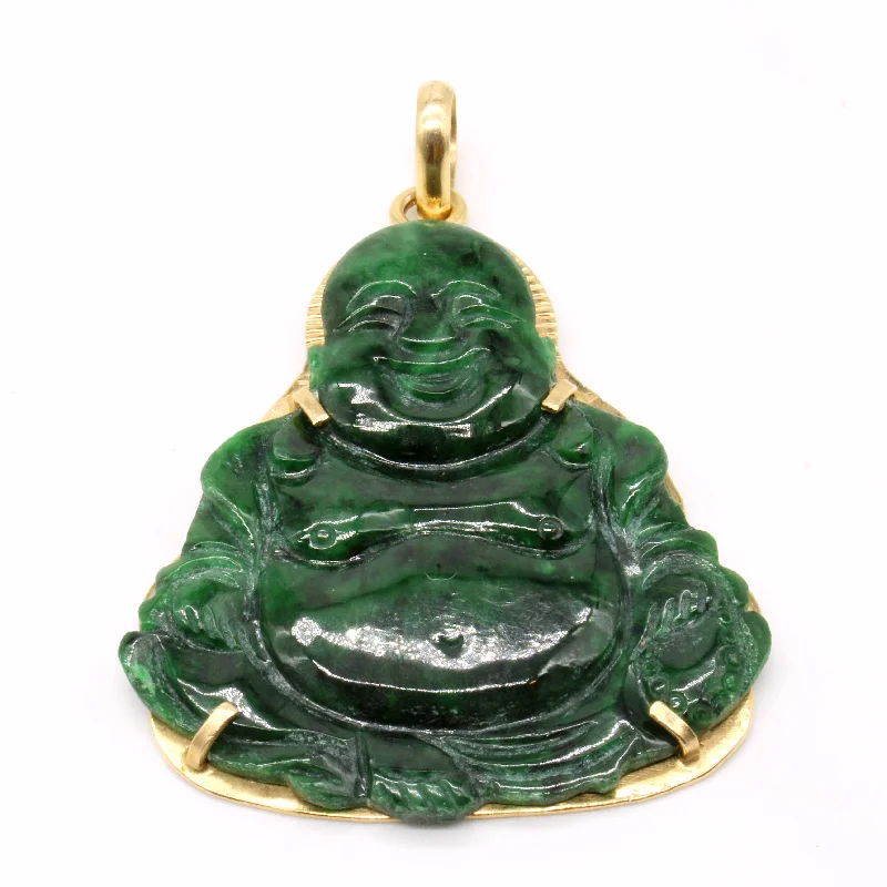 Carved Maw Sit Sit Jade Buddha Pendant | 60.00ct |