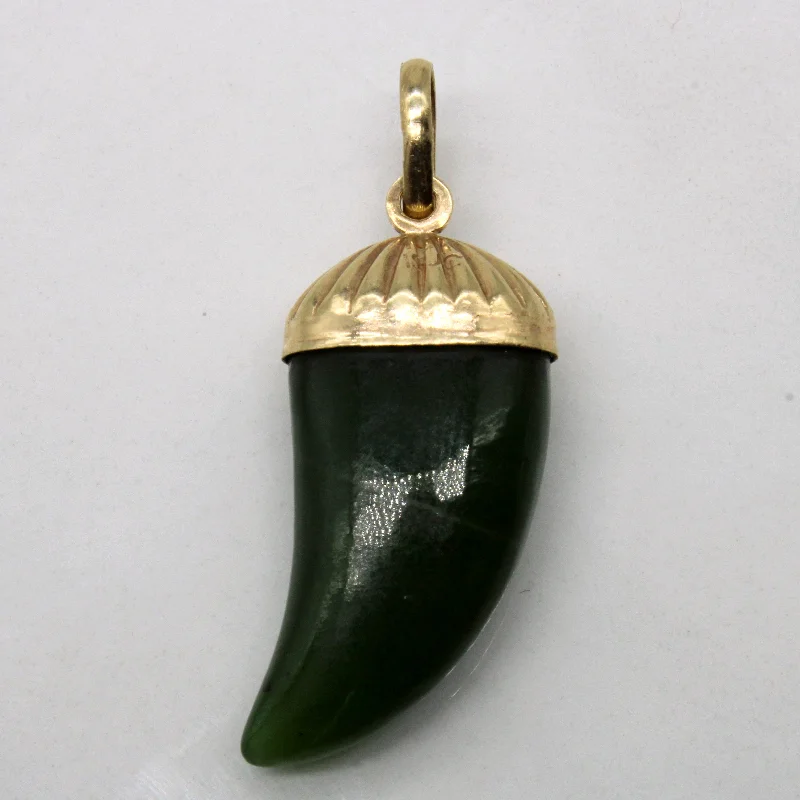 Carved Nephrite Pendant | 12.00ct |