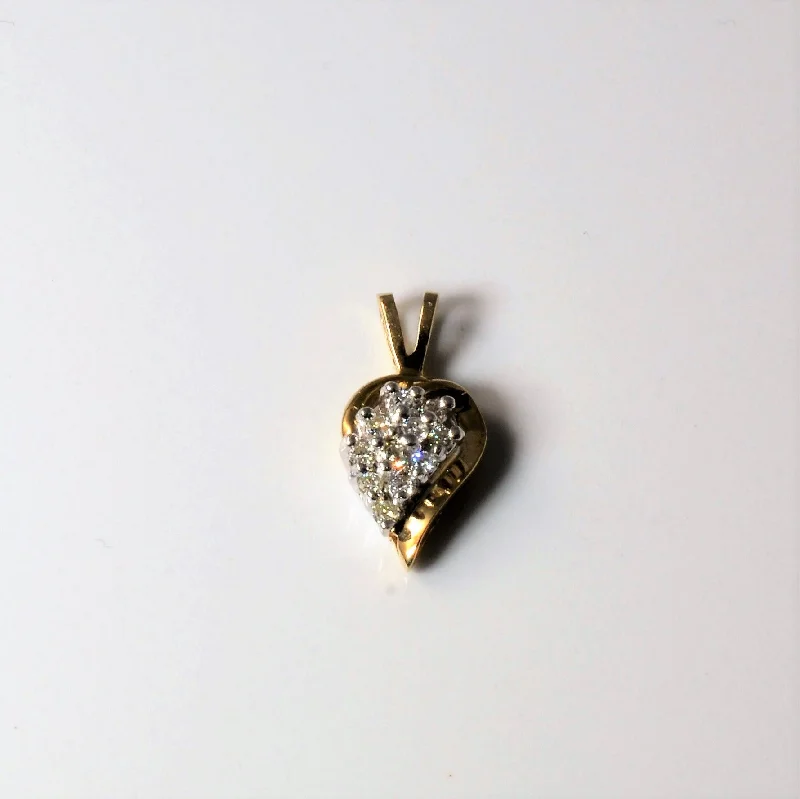 Cluster Diamond Pendant | 0.17ctw |