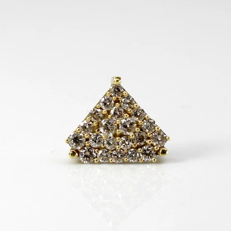 cubic zirconia stud earrings classic Cluster Diamond Pendant | 0.50ctw |