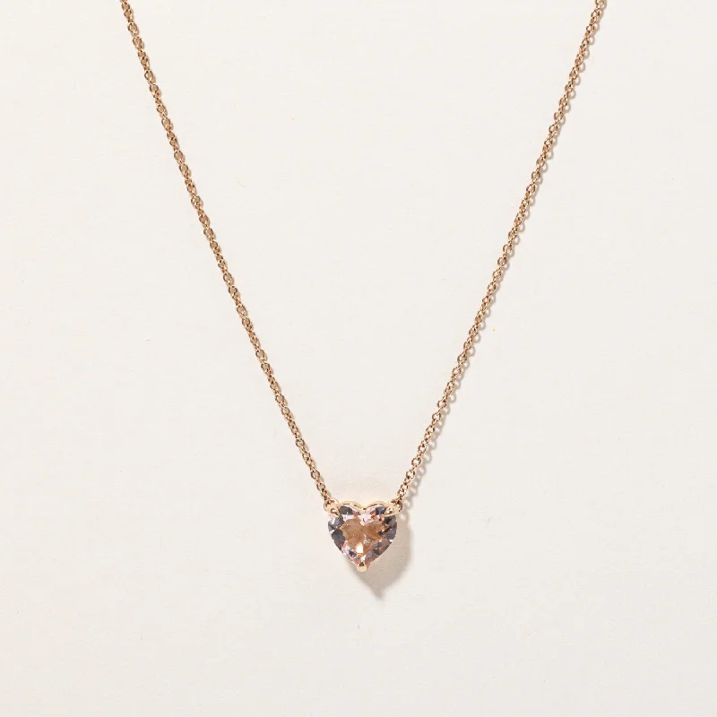 titanium spinner ring anxiety relief 'David Yurman' Chatelaine Heart Pendant Necklace | 2.30ct | 18" |