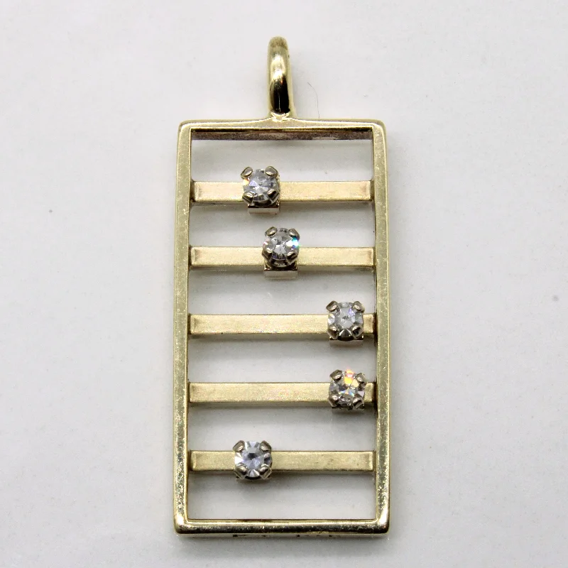 Diamond Abacus Pendant | 0.13ctw |