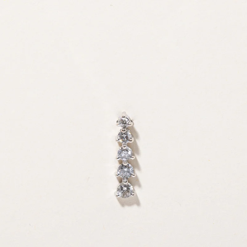 tiny opal stud earrings Diamond Column Pendant | 0.92ctw |