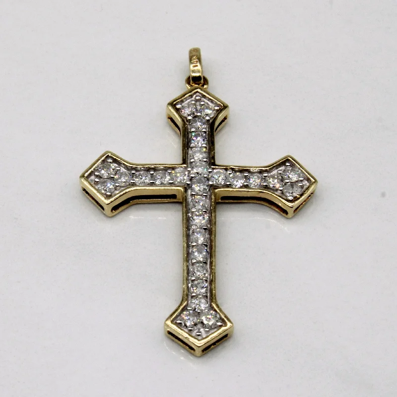 Diamond Cross Pendant | 0.68ctw |