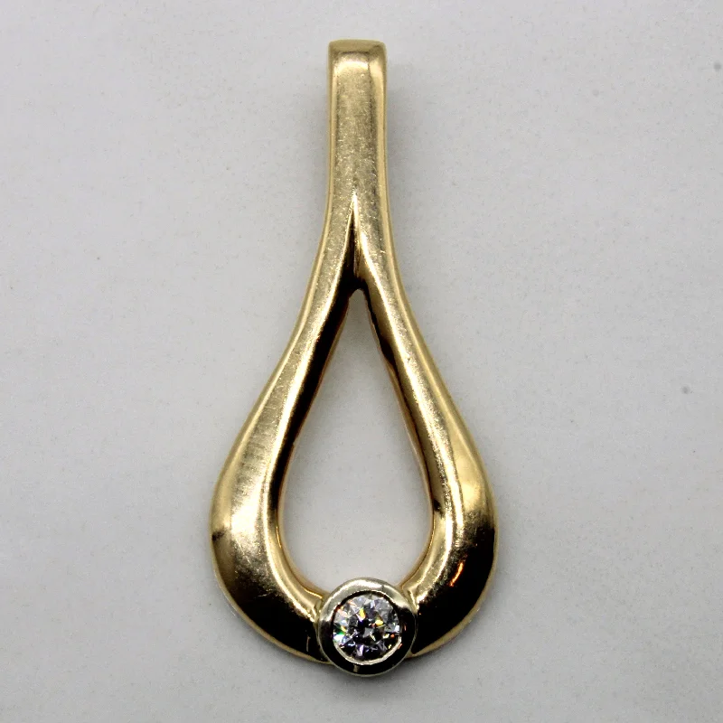 Diamond Drop Pendant | 0.15ct |