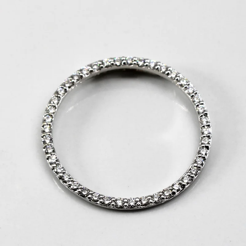 simple gold bar stud earrings Diamond Eternity Pendant | 0.63ctw |