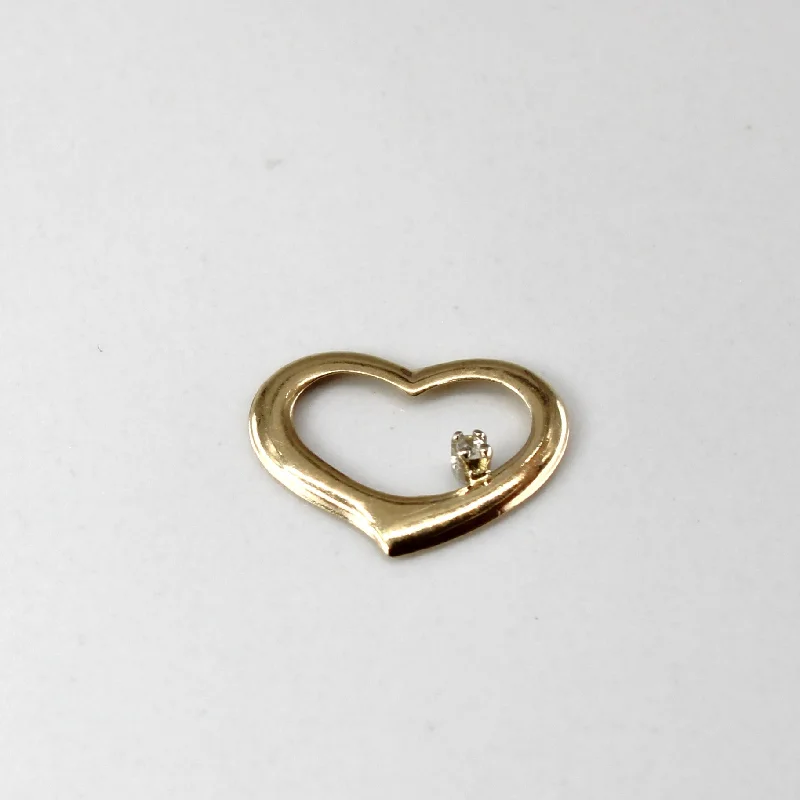emerald-cut ruby eternity ring Diamond Heart Pendant | 0.005ct |