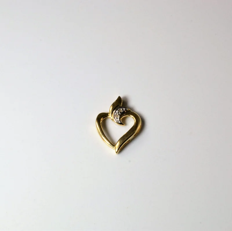 Diamond Heart Pendant | 0.01ctw |