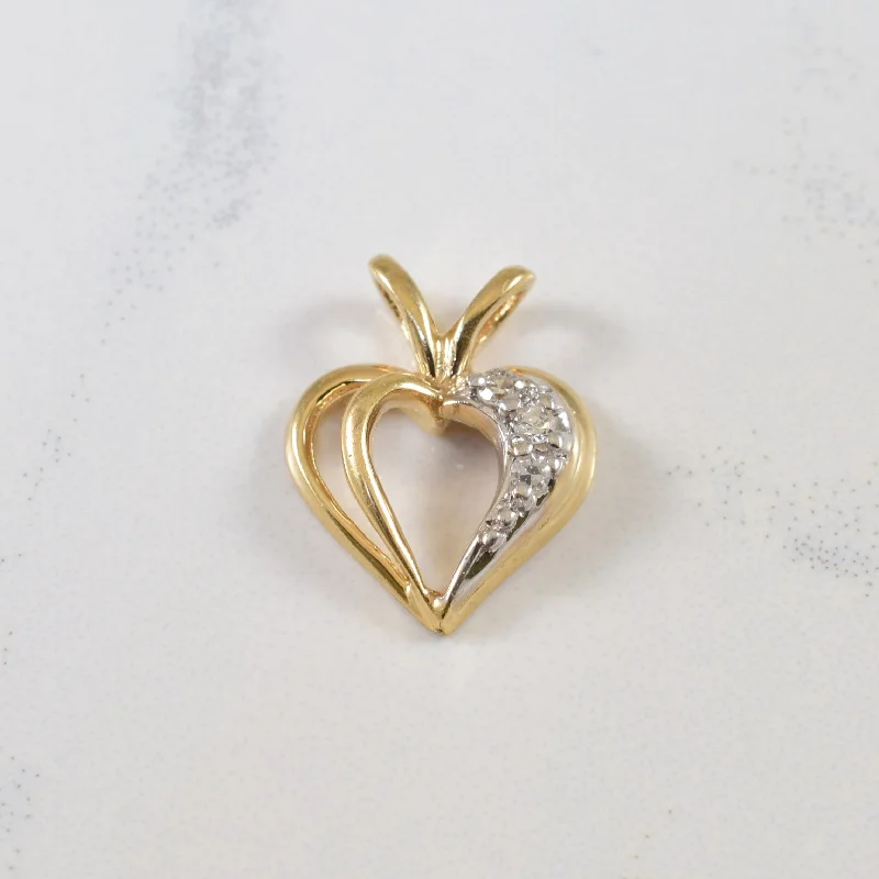 Diamond Heart Pendant | 0.03ctw |