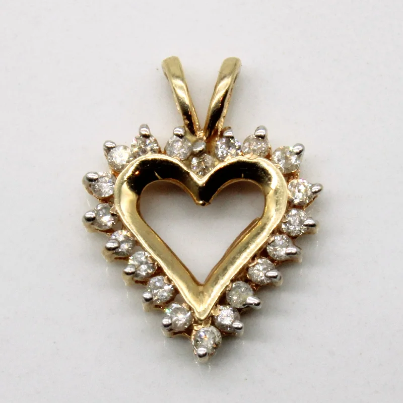 Diamond Heart Pendant | 0.19ctw |