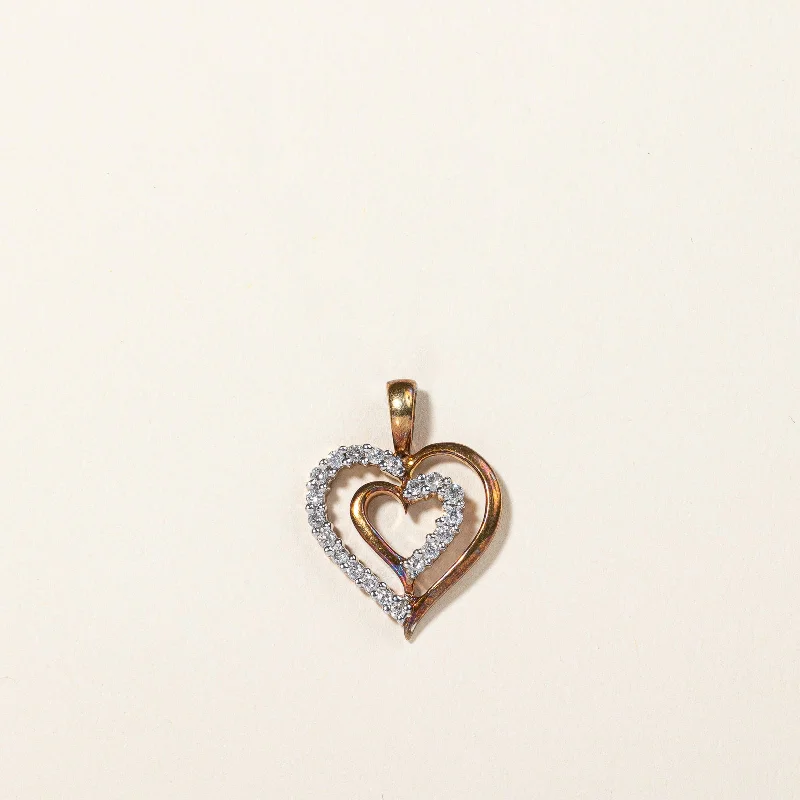 Diamond Heart Pendant | 0.20ctw |