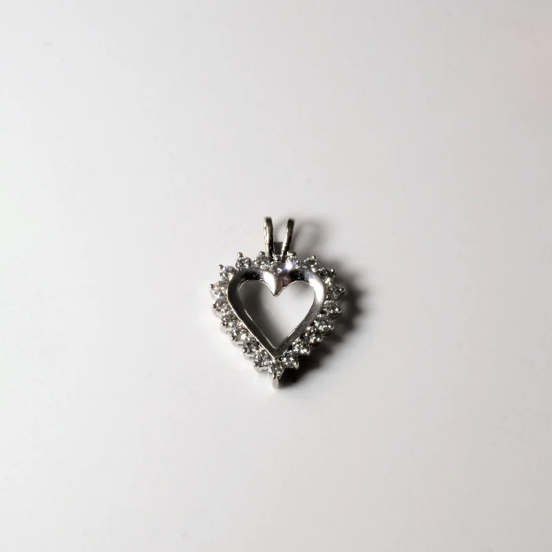 Diamond Heart Pendant | 0.45ctw |