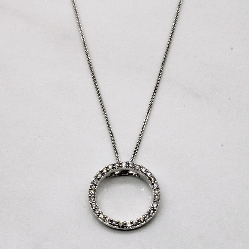 Diamond Infinity Pendant & Necklace | 0.15ctw | 18" |