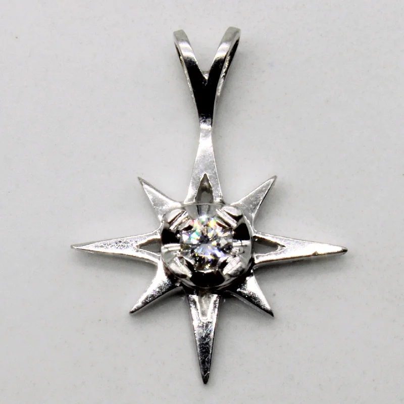 Diamond Star Pendant | 0.08ct |