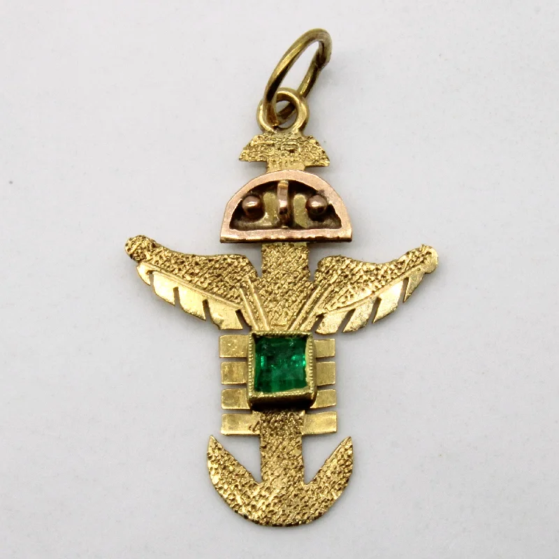 Emerald Bird Pendant | 0.05ct |