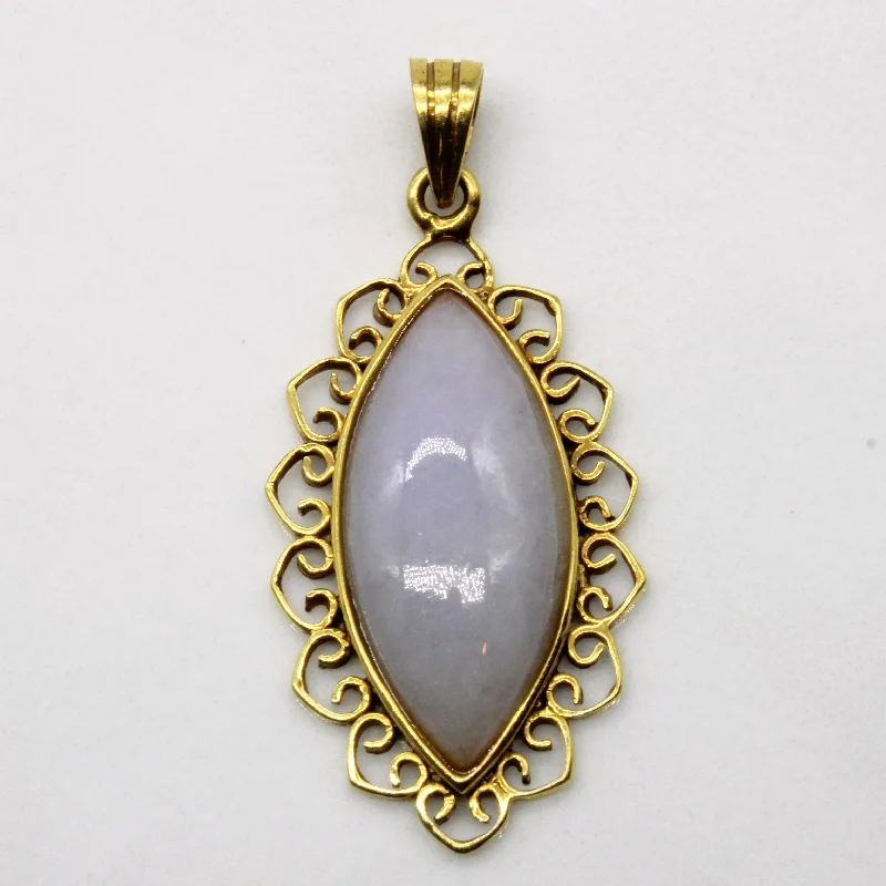 Ornate Lavender Jadeite Pendant | 6.80ct |