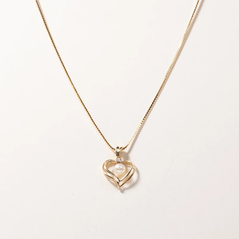 hammered gold stacking rings 14k Yellow Gold Pearl and Diamond Necklace | 5.70mm, 0.03ct | 17" hammered gold stacking rings 14k Yellow Gold Pearl and Diamond Necklace | 5.70mm, 0.03ct | 17"