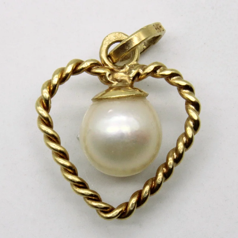 Pearl Heart Pendant | 8.50mm |