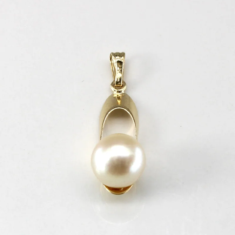 handmade coin pendant necklace Pearl Gold Pendant