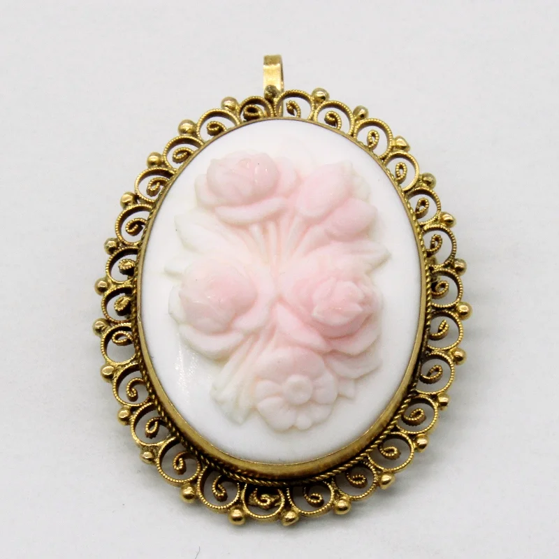 Sea Shell Cameo Brooch | 23.00ct |