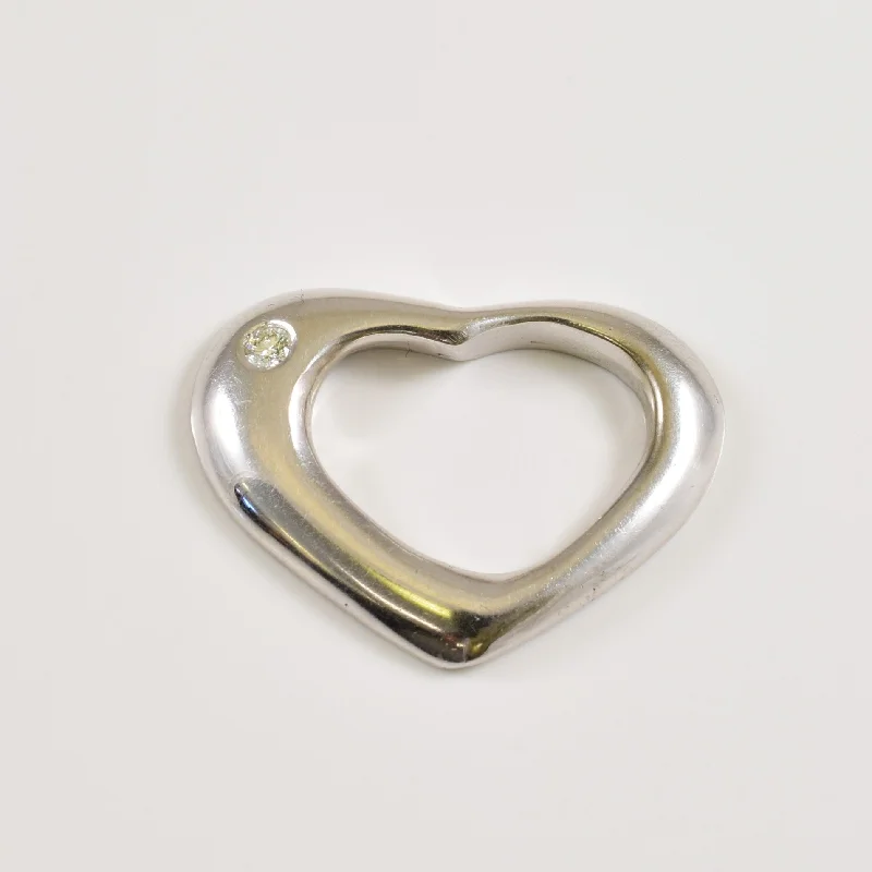 Single Diamond Heart Pendant | 0.05ct |