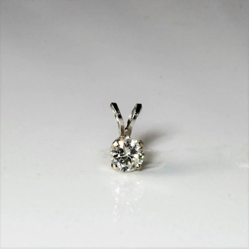 Solitaire Diamond Pendant | 0.40ct |