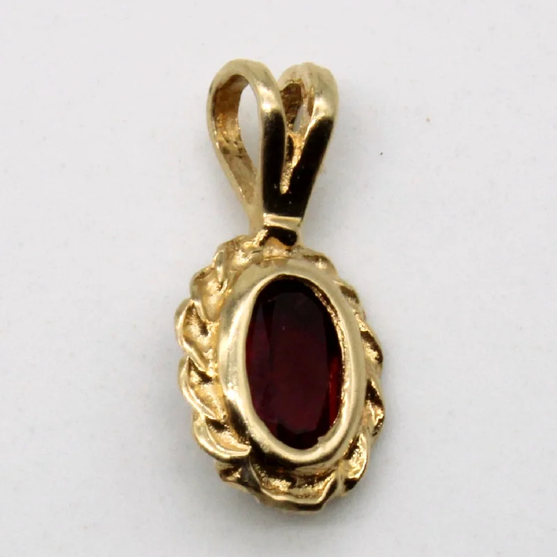 Synthetic Ruby Pendant | 0.34ct |