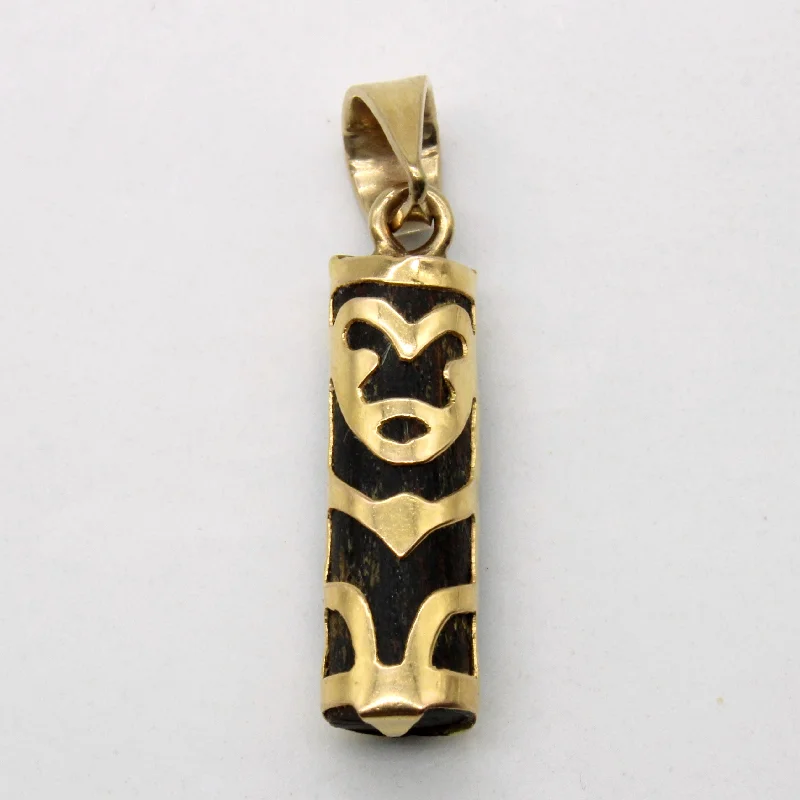 Wooden Column Pendant | 2.00ct |