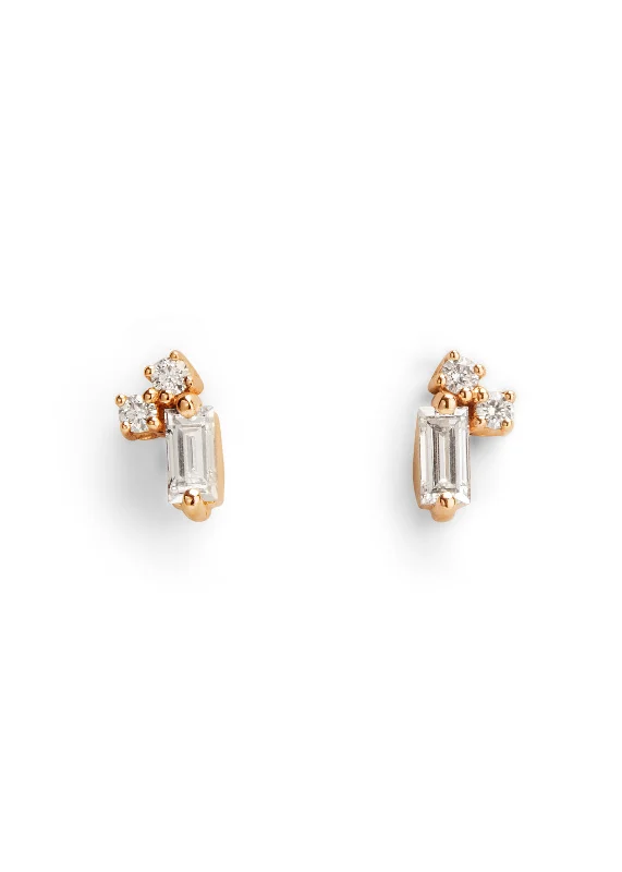 silver-plated bar necklace 0.33 Carat Mixed Diamond Firework Stud Rose Gold Earrings silver-plated bar necklace 0.33 Carat Mixed Diamond Firework Stud Rose Gold Earrings