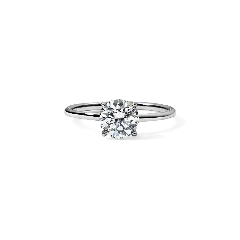 vintage emerald cocktail ring 1.01CT Solitaire Engagement Ring