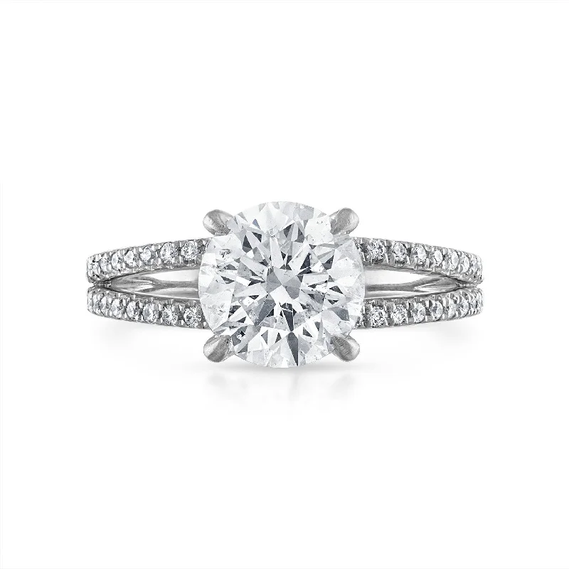sterling silver infinity loop ring 2ct Round Brilliant Cut Pave Split Shank with Pave Scarf Engagement Ring sterling silver infinity loop ring 2ct Round Brilliant Cut Pave Split Shank with Pave Scarf Engagement Ring
