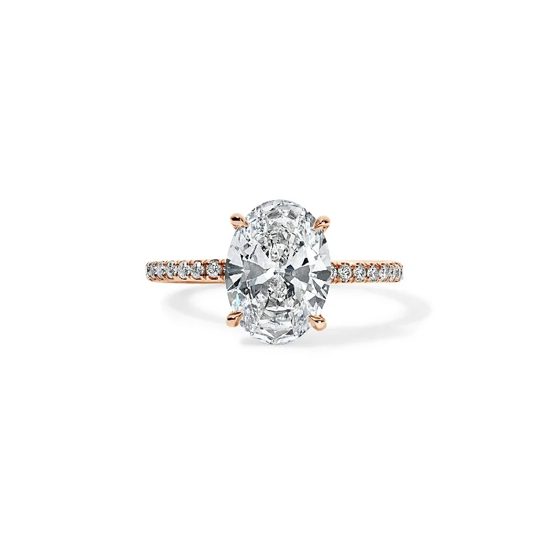 adjustable infinity charm bracelet 2.01CT Oval Cut Pave Band Engagement Ring