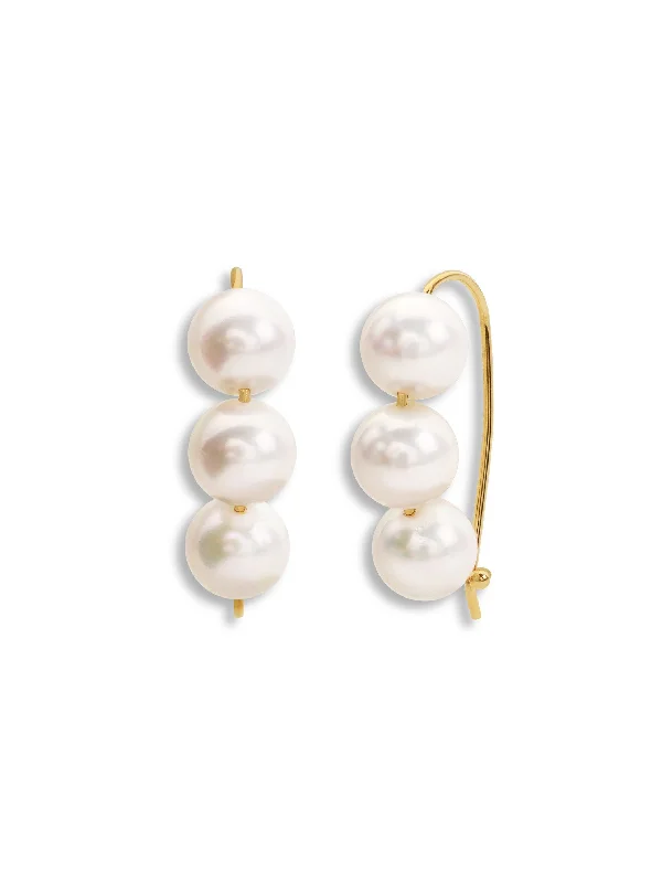 luxury diamond eternity ring 6mm Akoya Pearl Baby Safety Pin Yellow Gold Earrings