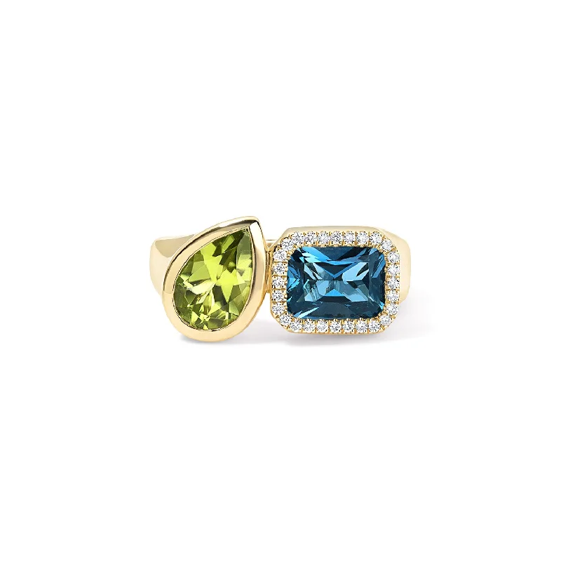 titanium wedding band men’s black Blue Topaz and Peridot Toi Et Moi Ring with Diamond Halo titanium wedding band men’s black Blue Topaz and Peridot Toi Et Moi Ring with Diamond Halo