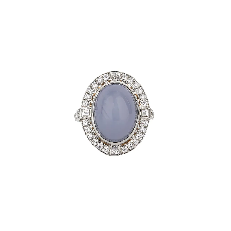 celestial zodiac sign necklace Custom 18K White And Rose Gold Star Blue Sapphire Diamond Ring celestial zodiac sign necklace Custom 18K White And Rose Gold Star Blue Sapphire Diamond Ring