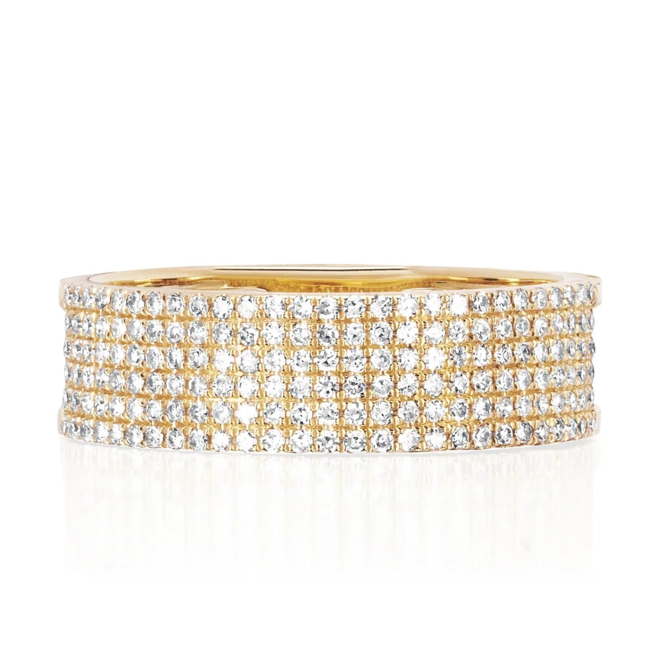 dainty feather charm necklace Diamond Cigar Band Ring