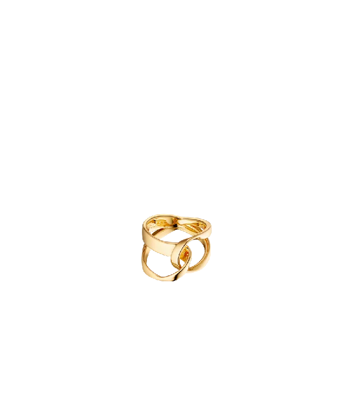 Éole Ring - 24 carat gold-gilded