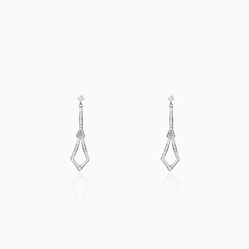 celestial astrology sign ring Spear Silver Earrings